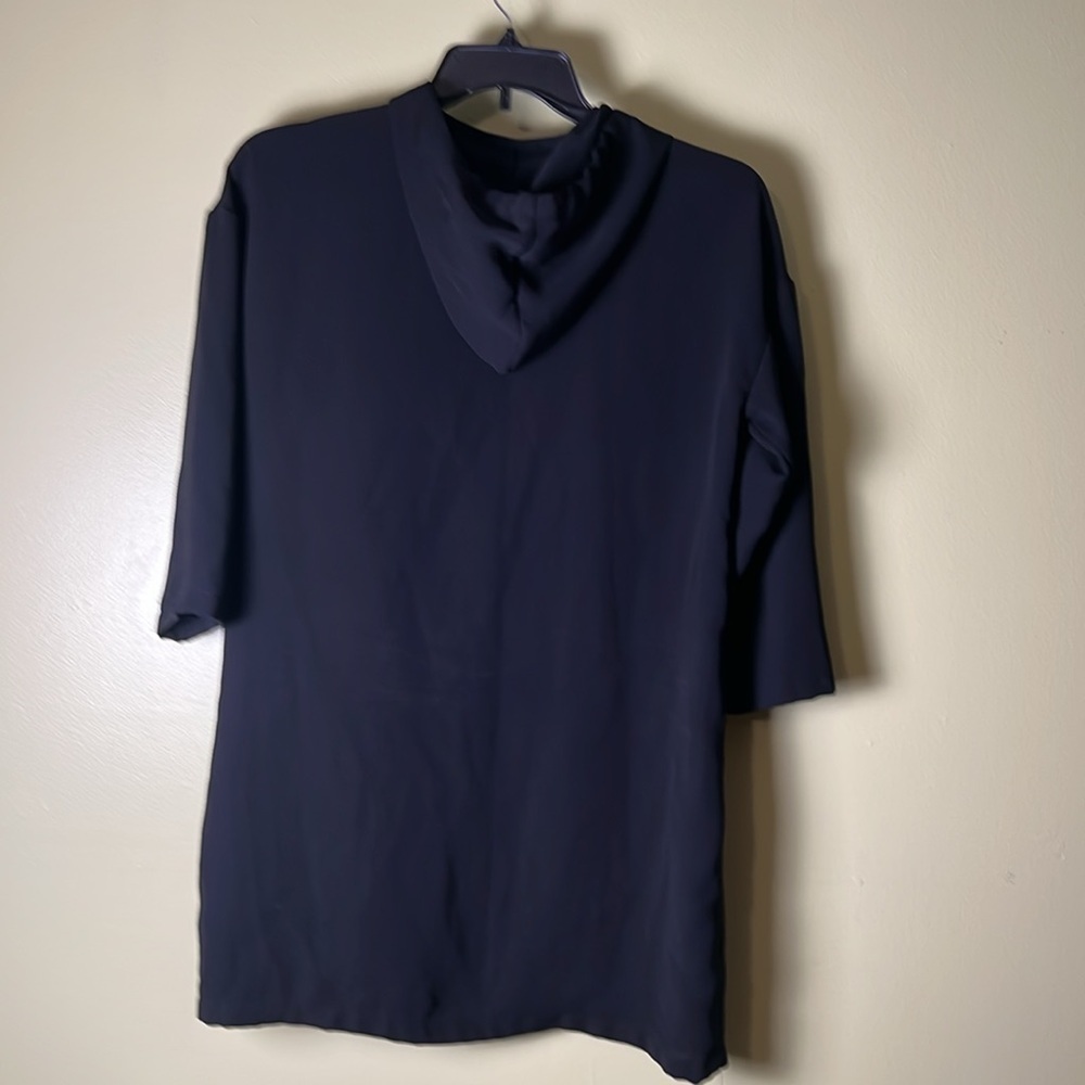 ZARA BASIC collection simple Black Swim Coverup with Relaxed Silhouette - Picture 5 of 5